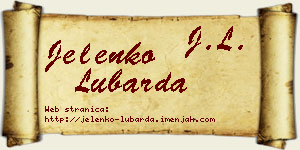 Jelenko Lubarda vizit kartica